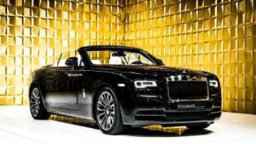 Rent a car with driver in dubai Rolls Royce Dawn 2021
